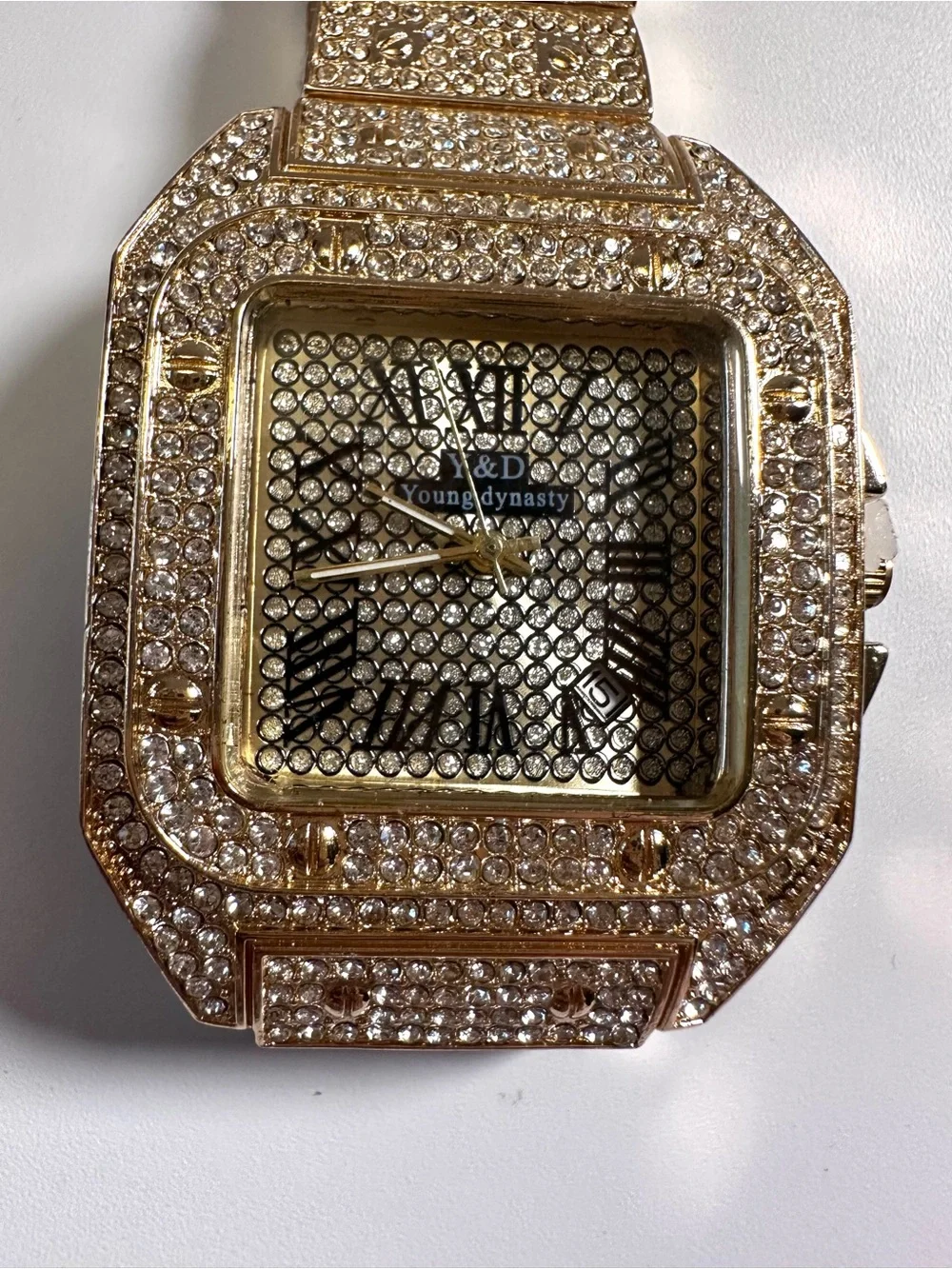 NEW Young Dynasty Street Hip Hop Bling Mens/Unisex Watch Sz 8